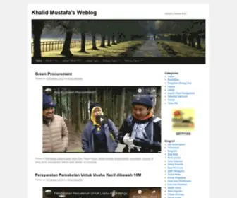 Khalidmustafa.info(Khalid Mustafa's Weblog) Screenshot