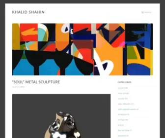 Khalidshahin.me(Artist Khalid Shahin official website) Screenshot