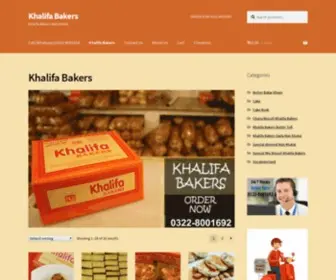 Khalifabakers.com.pk(Khalifa Bakers) Screenshot