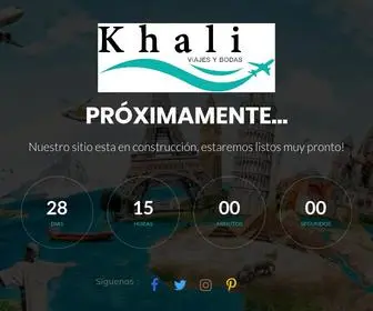 Khaliviajesybodas.com(Khali Viajes y Bodas) Screenshot