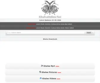 Khalsaonline.net(SikhNet) Screenshot