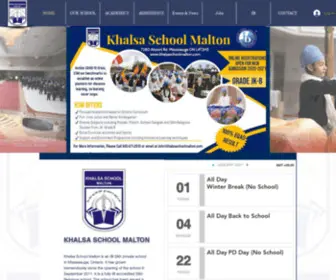 Khalsaschoolmalton.com(Khalsa School Malton) Screenshot