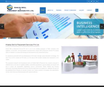 Khalsaskill.com(Khalsa Skill &amp; Placement Services Pvt Ltd) Screenshot