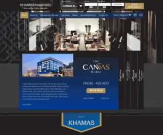 Khamashospitality.com(Khamas Hospitality) Screenshot