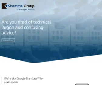 Khamma.com(IT Managed Services) Screenshot