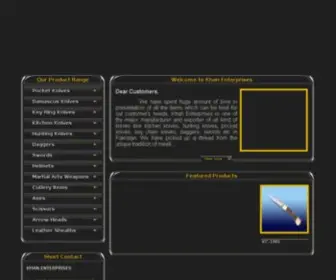 Khan-Enterprises.com(Online Store) Screenshot