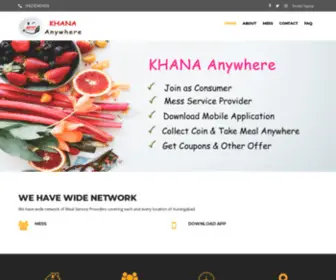 Khanaanywhere.com(Khana Anywhere) Screenshot