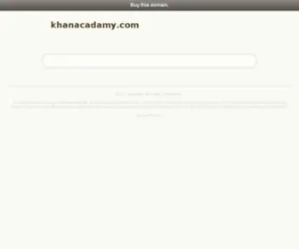 Khanacadamy.com(khanacadamy) Screenshot