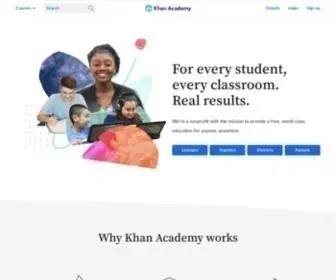 Khanacademy.org(Khan Academy) Screenshot