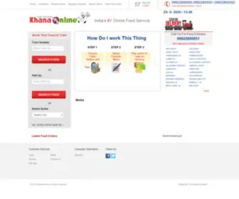 Khanaonline.in(Khana Online) Screenshot