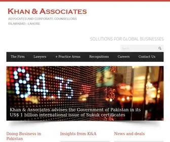 Khanassociates.com.pk(Khan & Associates) Screenshot