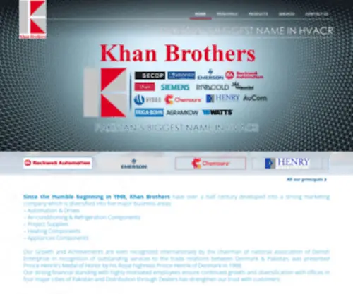 Khanbrothers.net(Established in 1948) Screenshot