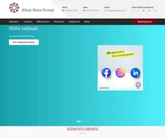 Khanbutagroup.az(Veb saytların hazırlanması) Screenshot