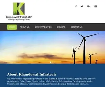 Khandelwalinfratech.com(Khandelwal Infratrech) Screenshot