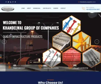 Khandelwalodisha.com(Khandelwal Group of Companies) Screenshot