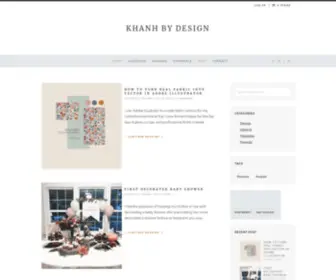 Khanhbydesign.com(Khanh By Design) Screenshot