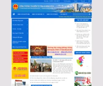 Khanhhoa.gov.vn(Cổng) Screenshot