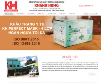 Khanhhungco.com.vn(CÔNG TY KHÁNH HƯNG) Screenshot