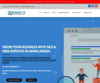 Khanit.com.bd(Digital Marketing Agency in Bangladesh) Screenshot