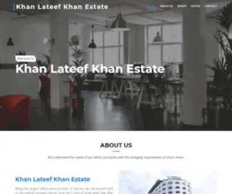 Khanlateefkhanestate.com(Affordable Office Space for rent in Hyderabad) Screenshot