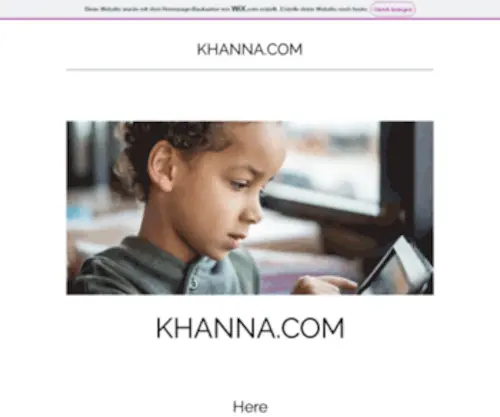 Khanna.com(Khanna) Screenshot