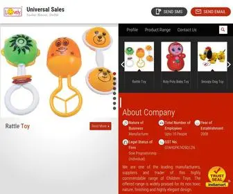 Khannatoys.com(Universal Sales) Screenshot