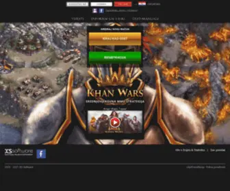 Khanratnik.com(KHAN WARS: Najbolja online strateška igra) Screenshot