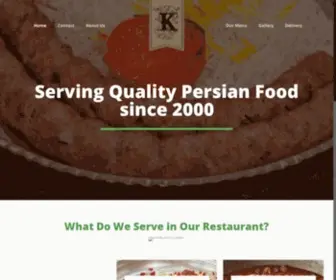 Khansalar.ca(Serving Quality Persian Food Since 2000) Screenshot