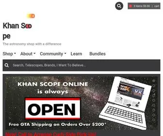 Khanscope.com(Khan Scope Centre) Screenshot