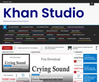 Khanstudiopk.com(My Website) Screenshot