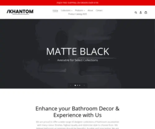 Khantom.com(/KHANTOM Accessories /Inspired by Bathroom Accessories) Screenshot