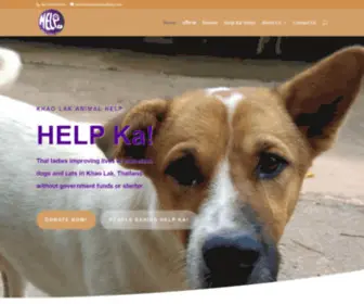 Khaolakanimalhelp.com(Khao Lak Animal Help) Screenshot