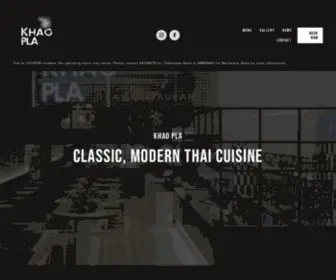 Khaopla.com.au(Khao Pla Restaurant) Screenshot