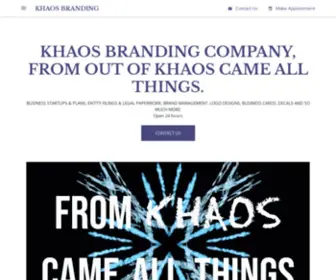 Khaosbranding.com(KHAOS BRANDING) Screenshot
