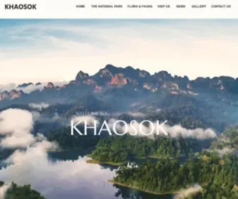 Khaosok.com(KHAO SOK National Park in Southern Thailand) Screenshot