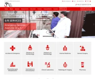 Kharadarhospital.org(Kharadar General Hospital) Screenshot