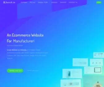 Kharedi.in(Ecommerce Website Builder) Screenshot