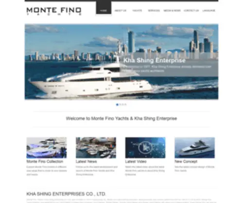 Khashing.com.tw(Monte Fino Yachts) Screenshot