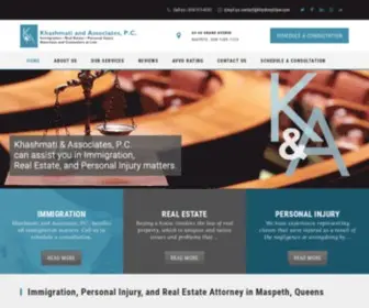 Khashmatilaw.com(Khashmatilaw) Screenshot