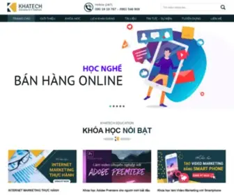 Khatech.com(Đào tạo Digital Marketing tại Nha Trang) Screenshot