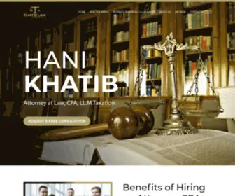 Khatiblaw.com(Khatib Law LLC) Screenshot