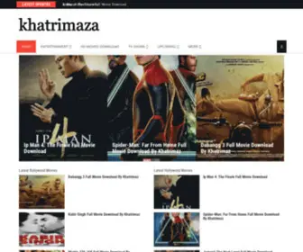 Khatrimaza.one(Hollywood South Hindi Dubbed Movies HD Leaks Website Khatrimaza) Screenshot