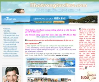 Khatvongtuoitre.com(Blog) Screenshot