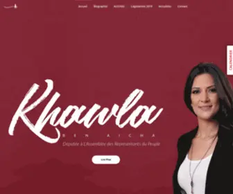 Khawlabenaicha.com(Khawla Ben Aicha) Screenshot