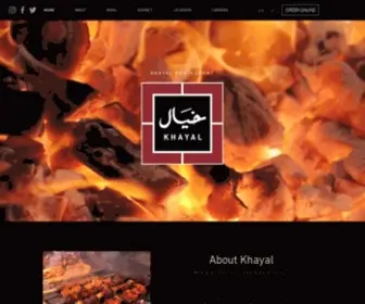 Khayalrest.com(Khayal Restaurant) Screenshot