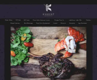 Khayatenterprises.com(A premier restaurant & development group. Includes) Screenshot