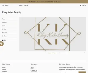 Khaykolorbeauty.com(Khay Kolor Beauty) Screenshot