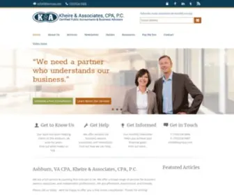 KhayrecPa.com(Ashburn, VA Accounting Firm) Screenshot