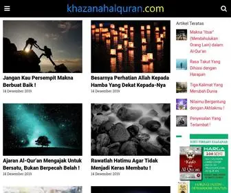 Khazanahalquran.com(Khazanah Al) Screenshot