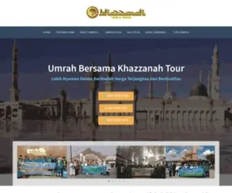 Khazzanahtour.co.id(Khazzanah Tour) Screenshot